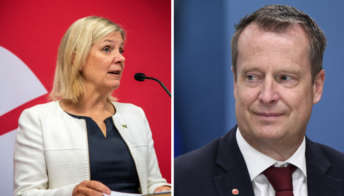 Socialdemokraterna, Valet 2022, Anders Ygeman, Magdalena Andersson